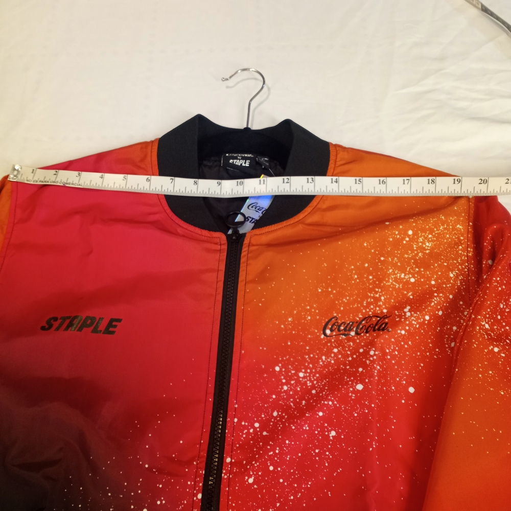 Coca-Cola Staple Men's Limited Edition Varsity  Zip Up Colletion Jacket L NWT - Picture 13 of 16